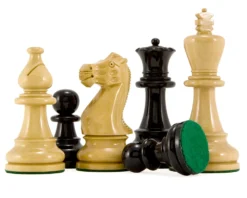 Atlantic Gloss Black And Natural Chess Set -Board Games - Chess And Cards Shop RCPB145 05
