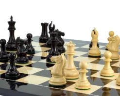 Sentinel Grand Ebony And Anegre Chess Set -Board Games - Chess And Cards Shop RCPB148 03