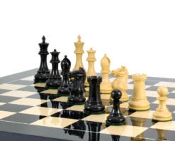 Sentinel Grand Ebony And Anegre Chess Set -Board Games - Chess And Cards Shop RCPB148 04