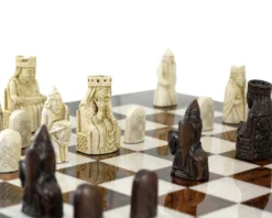 The Isle Of Lewis Italian Dark Walnut Chess Set -Board Games - Chess And Cards Shop RCPB157 04