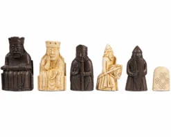 The Isle Of Lewis Italian Dark Walnut Chess Set -Board Games - Chess And Cards Shop RCPB157 06