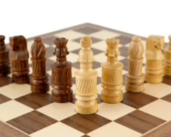Coiled Jerusalem Sheesham And Walnut Chess Set -Board Games - Chess And Cards Shop RCPB164 05