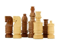 Coiled Jerusalem Sheesham And Walnut Chess Set -Board Games - Chess And Cards Shop RCPB164 06