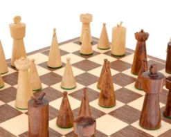 Art Deco Walnut Chess Set 7 Art Deco Walnut Chess Set -Board Games - Chess And Cards Shop RCPB167 03