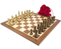 Jacob Knight Sheesham & Mahogany Chess Set
