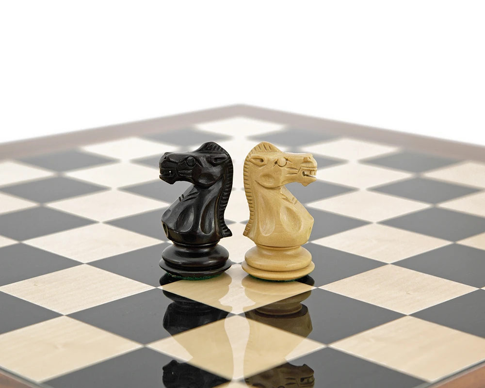 Old English Black And Palisander Chess Set 6 Old English Black And Palisander Chess Set - Image 6