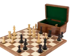 Supreme Ebony Tournament Chess Set -Board Games - Chess And Cards Shop RCPB225 02