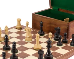 Supreme Ebony Tournament Chess Set -Board Games - Chess And Cards Shop RCPB225 03