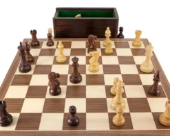 Atlantic Large Rosewood And Walnut Chess Set With Case 10 Atlantic Large Rosewood And Walnut Chess Set With Case -Board Games - Chess And Cards Shop RCPB226 03