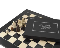The Isle Of Lewis Black Gloss Chess Set -Board Games - Chess And Cards Shop RCPB229 03