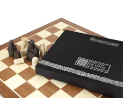 The Isle Of Lewis Large Mahogany Chess Set -Board Games - Chess And Cards Shop RCPB230 03
