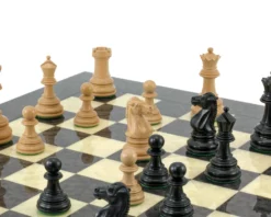 Cheltenham Ebony And Grey Briarwood Chess Set -Board Games - Chess And Cards Shop RCPB239 02