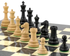 Cheltenham Ebony And Grey Briarwood Chess Set -Board Games - Chess And Cards Shop RCPB239 03