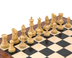 Supreme Rosewood Chess Set With Burl Wood Case -Board Games - Chess And Cards Shop RCPB244 03