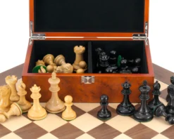 Highgrove Walnut Chess Set With Case 10 Highgrove Walnut Chess Set With Case -Board Games - Chess And Cards Shop RCPB246 03