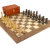 Parthenon Grand Ebony And Walnut Chess Set