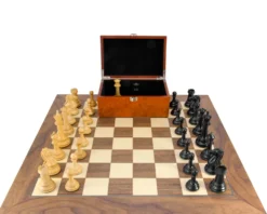 Parthenon Grand Ebony And Walnut Chess Set 10 Parthenon Grand Ebony And Walnut Chess Set -Board Games - Chess And Cards Shop RCPB249 03