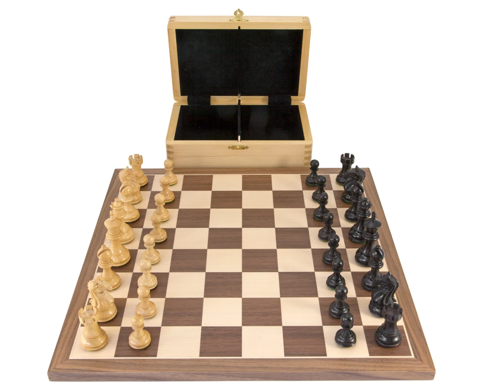 Fierce Knight Black Tournament Chess Set 2 Fierce Knight Black Tournament Chess Set - Image 2