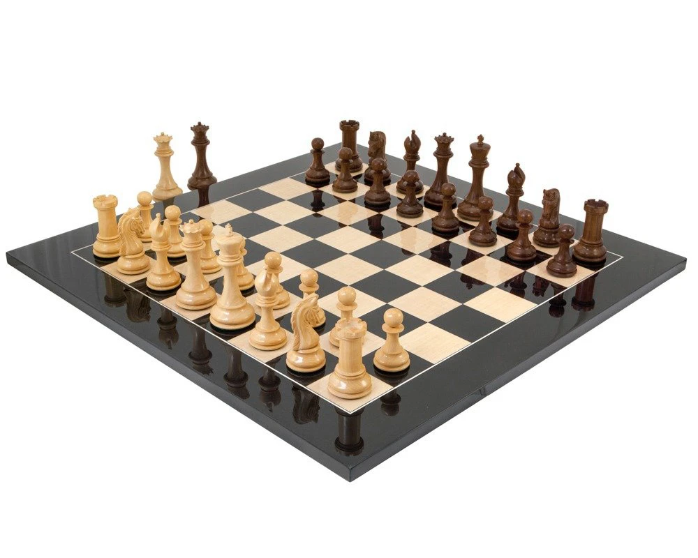 Eminence Black And Rosewood Grand Chess Set 1 Eminence Black And Rosewood Grand Chess Set