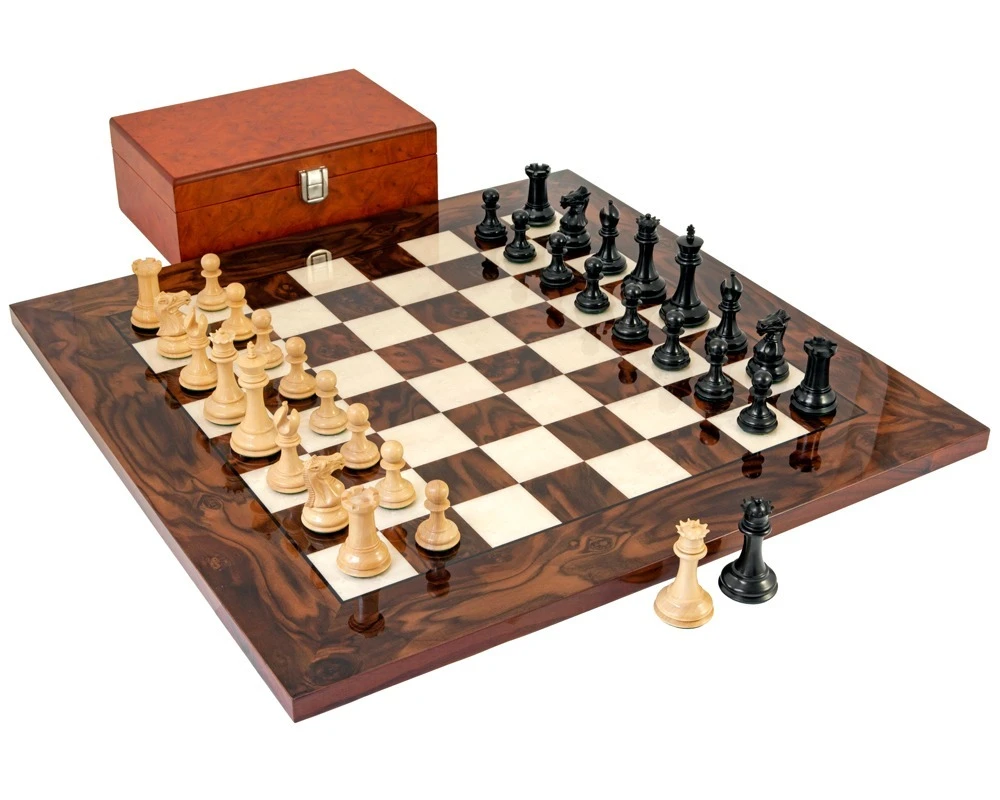 Black Sovereign Luxury Chess Set 1 Black Sovereign Luxury Chess Set