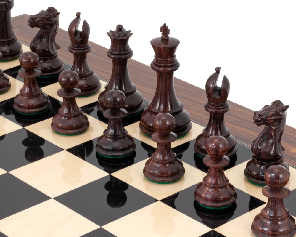 Sandringham Grand Rosewood Chess Set 2 Sandringham Grand Rosewood Chess Set - Image 2