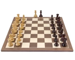 Sentinel Rosewood And Walnut Chess Set -Board Games - Chess And Cards Shop RCPB264 03