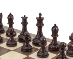 Sentinel Rosewood And Walnut Chess Set -Board Games - Chess And Cards Shop RCPB264 05