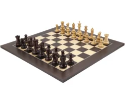 Sandringham Rosewood And Wenge Luxury Chess Set