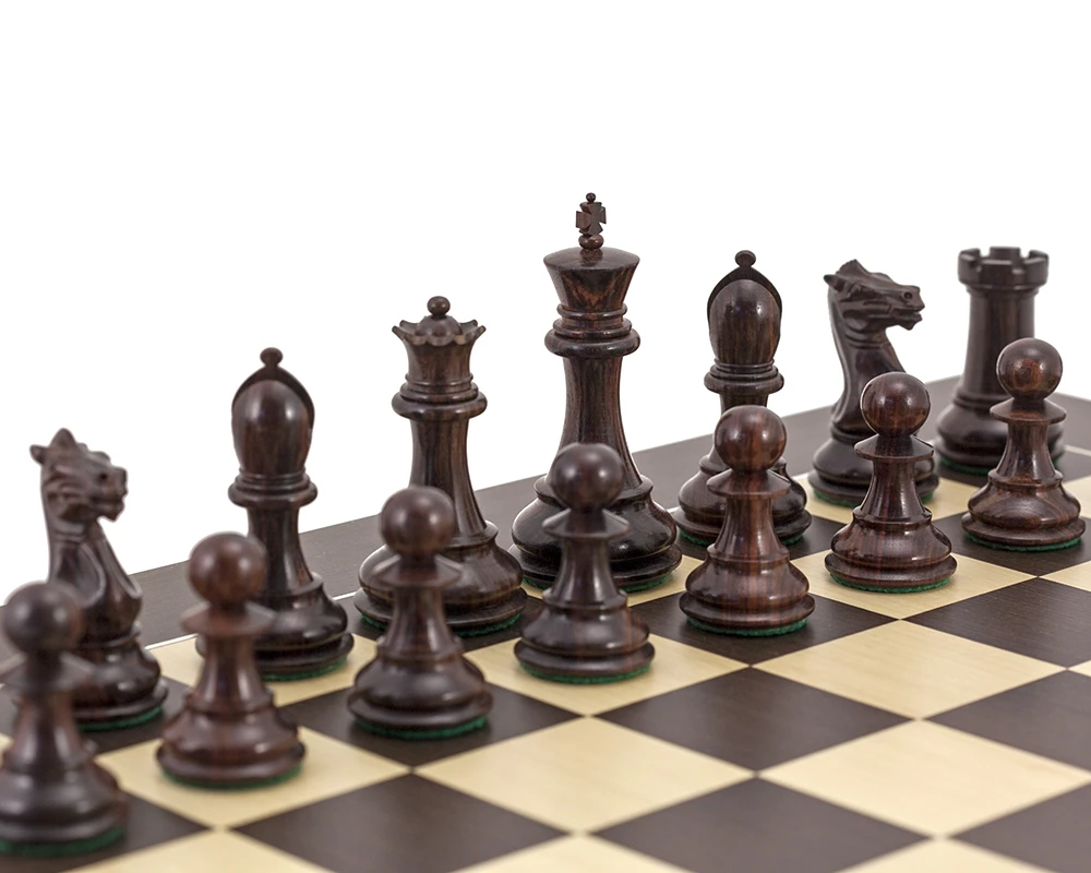 Sandringham Rosewood And Wenge Luxury Chess Set 5 Sandringham Rosewood And Wenge Luxury Chess Set - Image 5