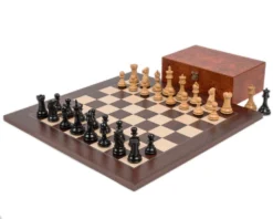 Windsor Ebony And Montgoy Palisander Chess Set