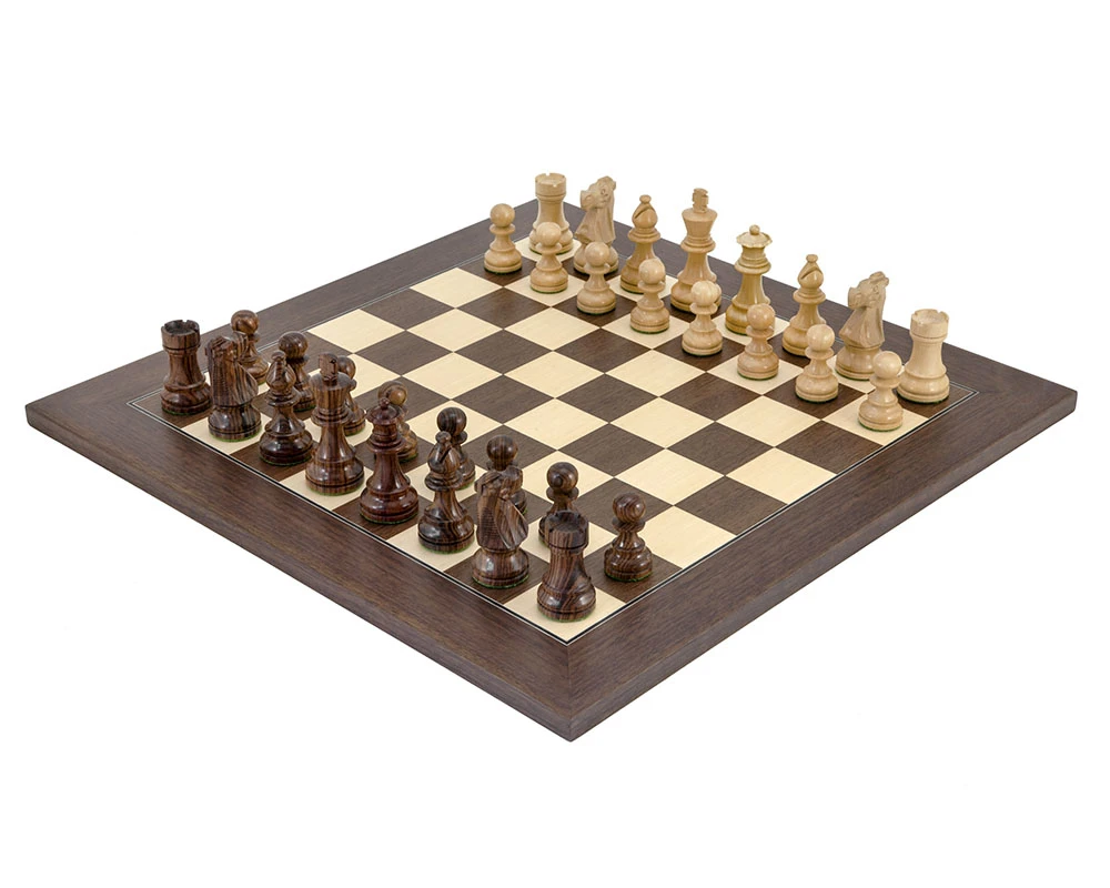 French Knight Montgoy Rosewood Chess Set 2 French Knight Montgoy Rosewood Chess Set - Image 2