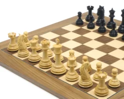 The Gambit Walnut Chess Set -Board Games - Chess And Cards Shop RCPB286 02