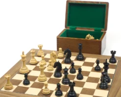 The Gambit Walnut Chess Set -Board Games - Chess And Cards Shop RCPB286 04