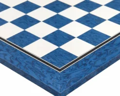 The Broadbase Club Satin Blue Chess Set -Board Games - Chess And Cards Shop RCPB288 04
