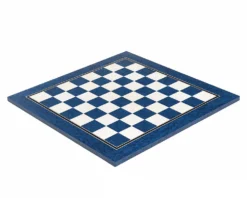 The Broadbase Club Satin Blue Chess Set -Board Games - Chess And Cards Shop RCPB288 05