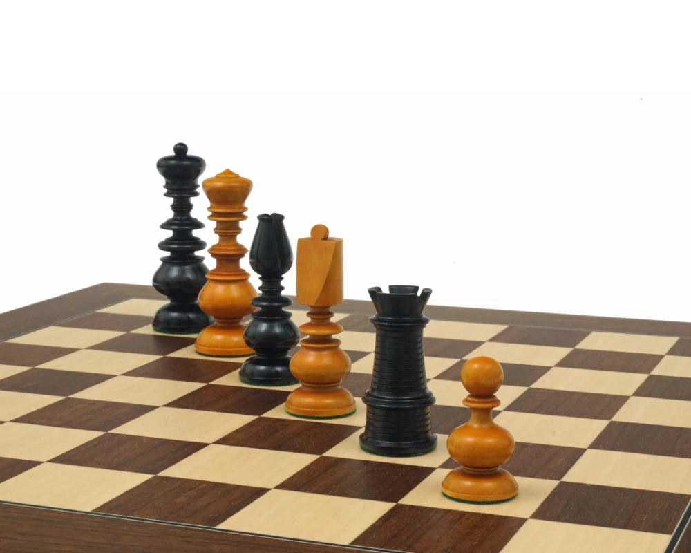 Calvert Antique Reproduction Palisander Chess Set 8 Calvert Antique Reproduction Palisander Chess Set - Image 8