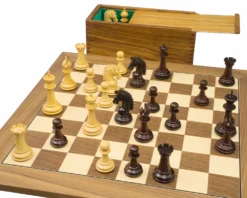 The Sheffield Knight Rosewood & Walnut Chess Set 12 The Sheffield Knight Rosewood & Walnut Chess Set -Board Games - Chess And Cards Shop RCPB315 05