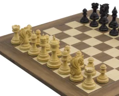 The Kingsgate Ebony And Walnut Chess Set -Board Games - Chess And Cards Shop RCPB323 03
