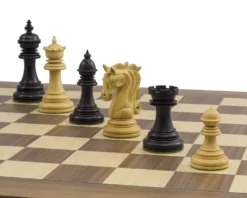 The Kingsgate Ebony And Walnut Chess Set -Board Games - Chess And Cards Shop RCPB323 06