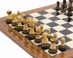 The Burnt Parker Palisander Chess Set -Board Games - Chess And Cards Shop RCPB325 02