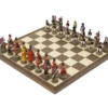 Battle Of Waterloo Hand Painted Themed Chess Set By Italfama