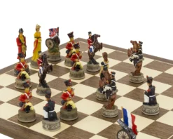 Battle Of Waterloo Hand Painted Themed Chess Set By Italfama 9 Battle Of Waterloo Hand Painted Themed Chess Set By Italfama -Board Games - Chess And Cards Shop RCPB327 02