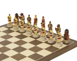 The Romans Vs Greeks Hand Painted Chess Set By Italfama 9 The Romans Vs Greeks Hand Painted Chess Set By Italfama -Board Games - Chess And Cards Shop RCPB329 02