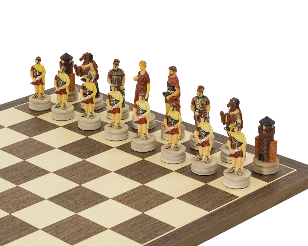 The Romans Vs Greeks Hand Painted Chess Set By Italfama 3 The Romans Vs Greeks Hand Painted Chess Set By Italfama - Image 3