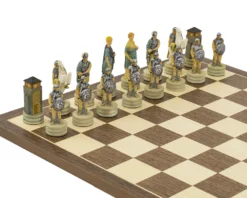 The Romans Vs Greeks Hand Painted Chess Set By Italfama 10 The Romans Vs Greeks Hand Painted Chess Set By Italfama -Board Games - Chess And Cards Shop RCPB329 03