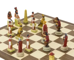 The Romans Vs Egyptians Hand Painted Themed Chess Set By Italfama 11 The Romans Vs Egyptians Hand Painted Themed Chess Set By Italfama -Board Games - Chess And Cards Shop RCPB330 04