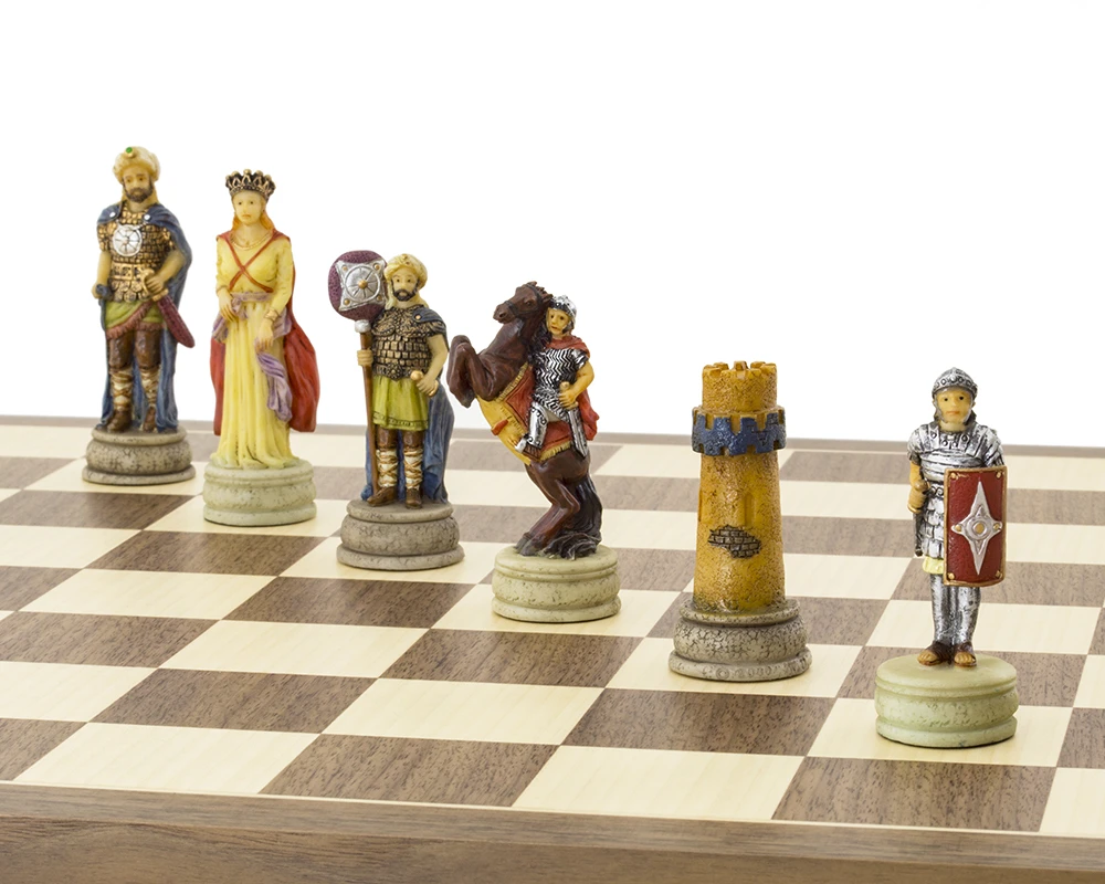 The Romans Vs Arabs Hand Painted Themed Chess Set By Italfama 7 The Romans Vs Arabs Hand Painted Themed Chess Set By Italfama - Image 7