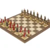 The England Vs Scotland Hand Painted Themed Chess Set By Italfama