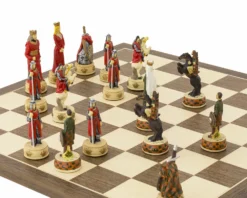 The England Vs Scotland Hand Painted Themed Chess Set By Italfama -Board Games - Chess And Cards Shop RCPB332 04