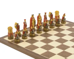 The Camelot Hand Painted Themed Chess Set By Italfama -Board Games - Chess And Cards Shop RCPB333 02